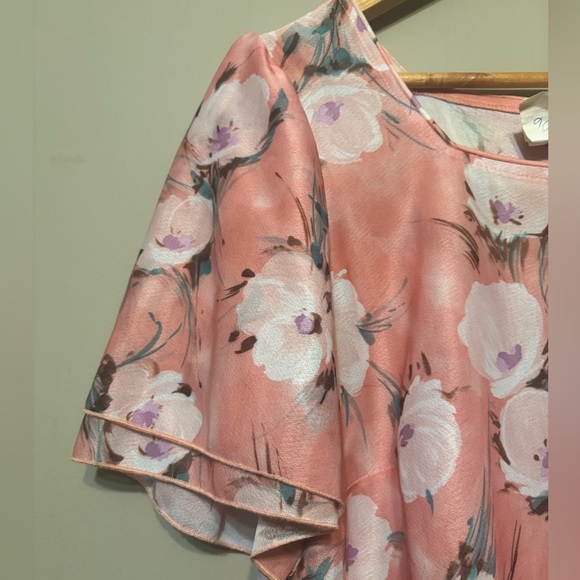 NANCY G Vintage Union Made 70’s Floral Shift Dress - Picture 2 of 7